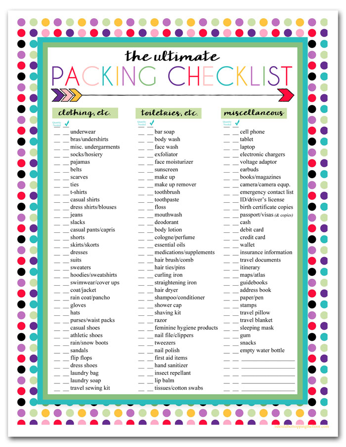 Printable Travel Packing List. the only travel packing checklist you ll ever need traveling on. pin by things we love sisters on the organized mom in 2018. printable travel packing list travel in 2018 pinterest travel. apartment packing list printable download them or print. travel packing list for women packing guide for backpacking europe. thenewninthprecinct.org - Example Resume And Cover Letter - 웹